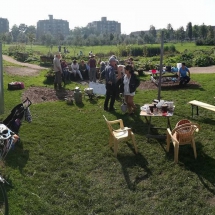 2016 lunch in de tuin