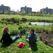 2019 bijkletsen in de Taka Tuka Tuin